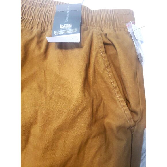 NWT No Boundaries Brown Elastic Waist Drawstring 8 Pocket Cargo Pants Size 3XL - Picture 11 of 12